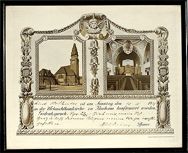 Melanchthonkirche gerahtmes Bild 1925