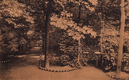 Garten an der Gastst�tte von Weitk�mper