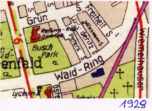 Restaurant Waldesruh Lage