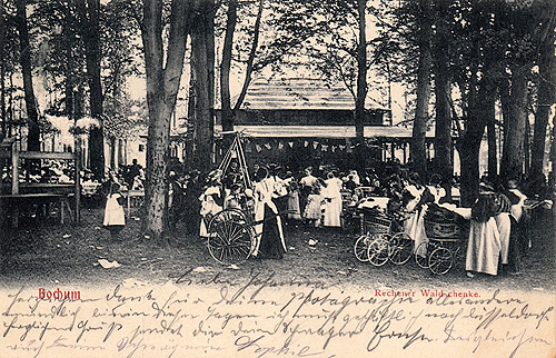 Rechener Waldschänke 1904 nach Eröffnung