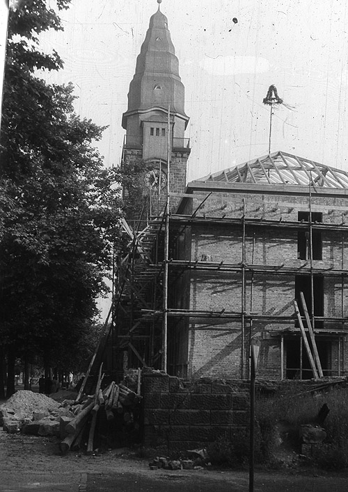 Kirche nach Wiederaufbau