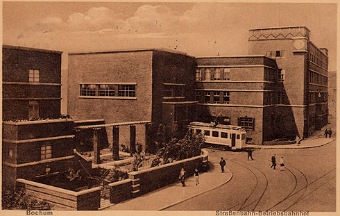Aufgang zur Knappschaft mit Blick zur H-Sch-Strasse