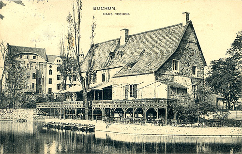 Haus Rechen mit Königsallee Bebbauung