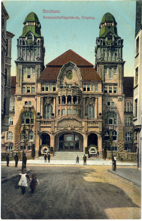Knappschaft und Christstrasse 1920