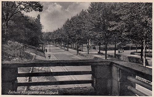 Königsallee mit Podest im Südpark