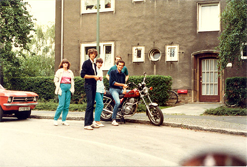 Memeler Strae in den 1980ern