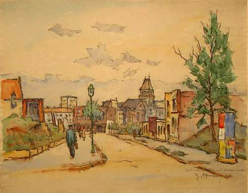 Zeichnung von Guido Schreiber